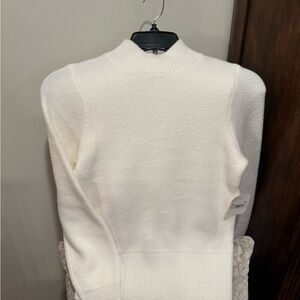 Altar'd State Cream Mock Neck Sweater